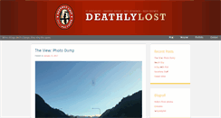 Desktop Screenshot of deathlylost.com