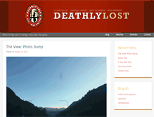 Tablet Screenshot of deathlylost.com